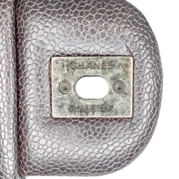 Pre-Loved Chanel Jumbo Quilted Caviar Easy Flap - Picture 8 of 9